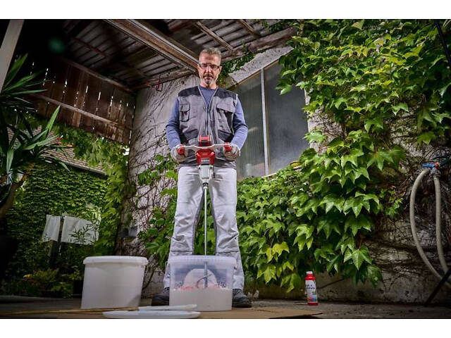 Мощный аккумуляторный строительный миксер-мешалка Einhell TP-MX 18-2 Li BL - Solo: без АКБ - Фото 8