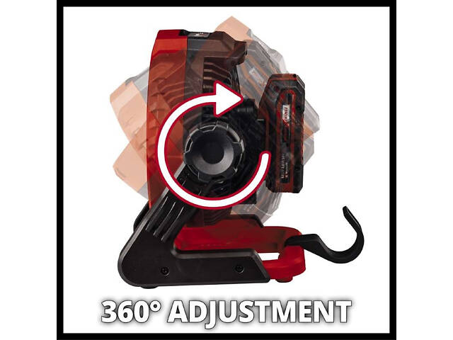 Мощный аккумуляторный вентилятор Einhell GE-CF 18/2200 Li-Solo: 18V (без аккума и зарядки) - Фото 3