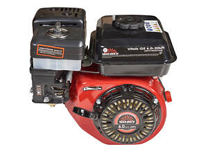 Потужний двигун бензиновий до мотоблоку (бензидвигун) Vitals GE 6.0-20kr : 6.0 л.с./196 куб. см. (165165)