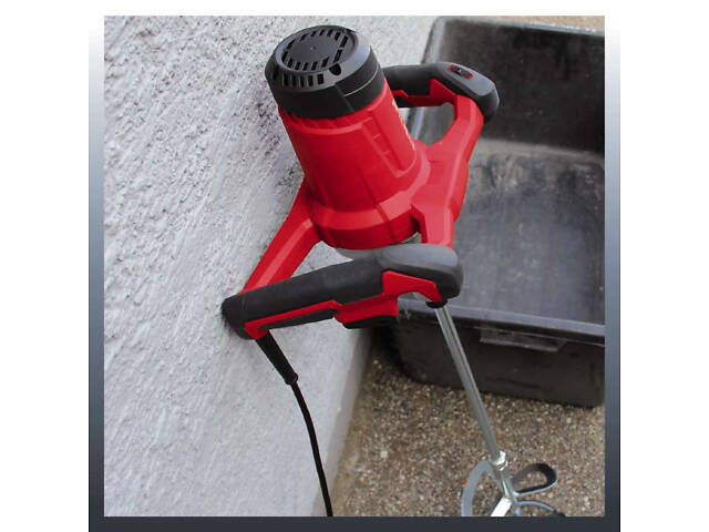 Потужний електричний міксер-мішалка Einhell TE-MX 1600-2 CE : 1600 Вт, 750 об/хв, міксер M14/133 мм 4258555 - Фото 5