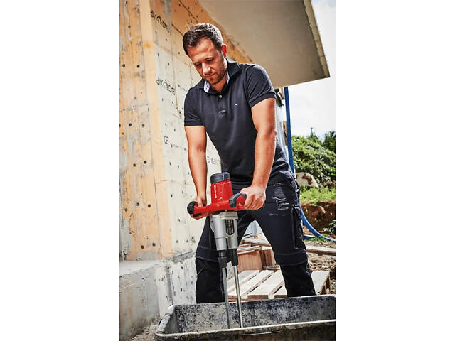 Потужний електричний міксер-мішалка Einhell TE-MX 1600-2 CE : 1600 Вт, 750 об/хв, міксер M14/133 мм 4258555 - Фото 9