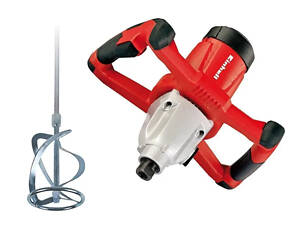 Потужний електричний міксер-мішалка Einhell TE-MX 1600-2 CE : 1600 Вт, 750 об/хв, міксер M14/133 мм 4258555