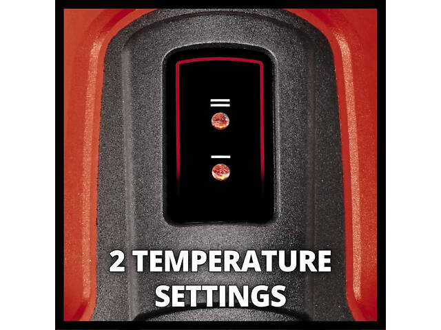 Потужний фен акумуляторний Einhell TE-HA 18 Li - Solo: з АКБ18 V 4.0 Ah, 350°С / 550°С, 200л/хв.,вага 0.61 кг - Фото 6