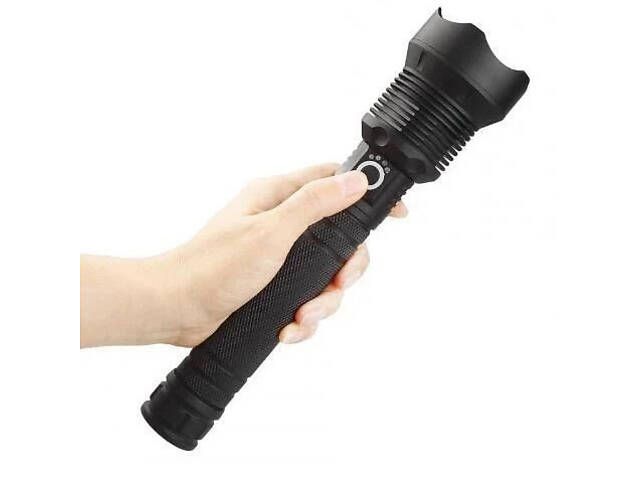 Потужний ліхтарик акумуляторний тактичний X-Balog BL-X92-P70 із зарядкою від USB, тактичний ліхтар - Фото 3