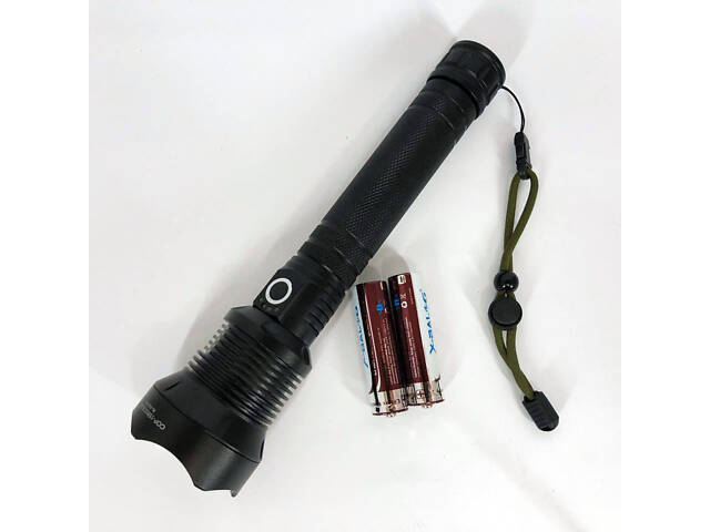 Потужний ліхтарик акумуляторний тактичний X-Balog BL-X92-P70 із зарядкою від USB, тактичний ліхтар - Фото 7