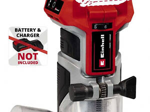 Потужний фрезер акумуляторний безщітковий окантовочний Einhell TP-ET 18 Li BL - Solo : без АКБ та з/п, об.х.х 30000 об/хв