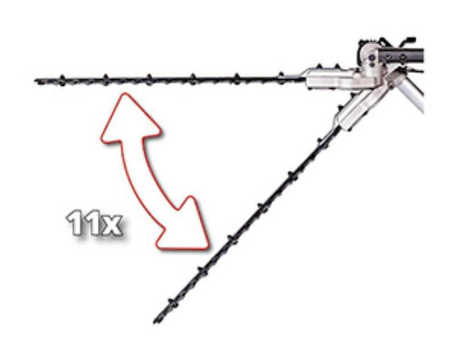 Мощный кусторез телескопический Einhell GC-HH 9046: 900 Вт, длина шины/ножа 46 см / 41,2 см (3403880) - Фото 3