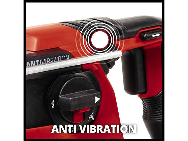 Потужний перфоратор Einhell HEROCCO 36/28-Solo : з АКБ, 18Vx2 (36V) 4.0Ah , 1100 об/хв, частота удару за хв. 5300/3.2 Дж - Фото 6