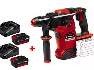 Потужний перфоратор Einhell HEROCCO 36/28-Solo : з АКБ, 18Vx2 (36V) 4.0Ah , 1100 об/хв, частота удару за хв. 5300/3.2 Дж
