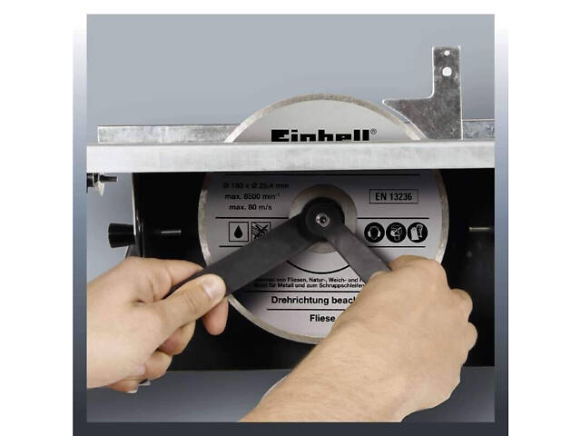 Потужний плиткоріз електричний по плитці Einhell TC-TC 618 : 600 Вт, 35мм глибини (4301180) - Фото 7