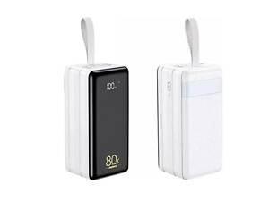 Мощный повербанк на 80000 mah с прочным корпусом со всеми видами выхода с функцией быстрого заряда