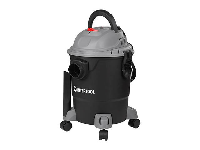 Потужний професійний пилосос INTERTOOL DT-1020 : 1200 Вт, 20л, для сухого і вологого прибирання - Фото 3
