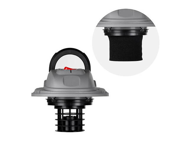 Потужний професійний пилосос INTERTOOL DT-1020 : 1200 Вт, 20л, для сухого і вологого прибирання - Фото 8