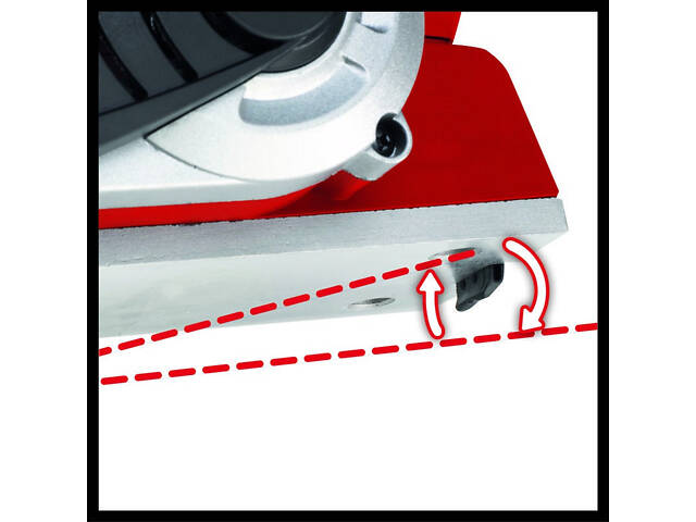 Потужний рубанок електричний Einhell TE-PL 900 : 900 Вт, ширина 82 мм, глибина 3 мм, 15000 об/хв, 3.6 кг (електрорубанок) - Фото 4