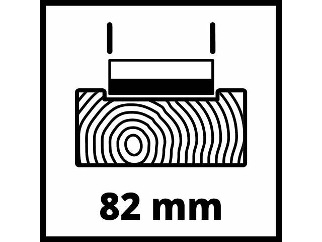 Потужний рубанок електричний Einhell TE-PL 900 : 900 Вт, ширина 82 мм, глибина 3 мм, 15000 об/хв, 3.6 кг (електрорубанок) - Фото 7