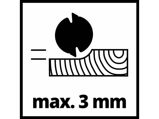 Потужний рубанок електричний Einhell TE-PL 900 : 900 Вт, ширина 82 мм, глибина 3 мм, 15000 об/хв, 3.6 кг (електрорубанок) - Фото 8