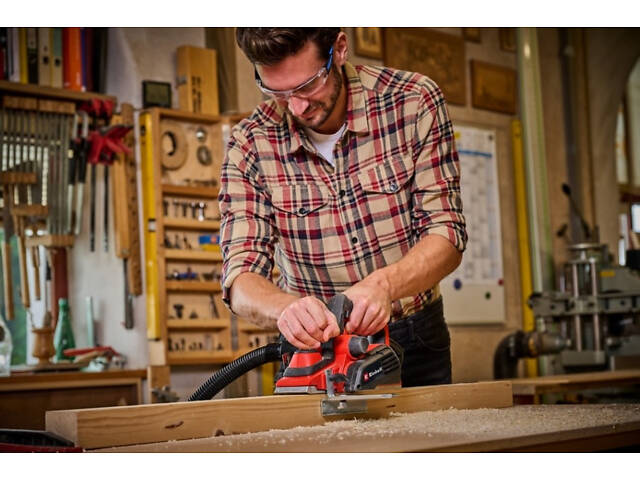 Потужний рубанок електричний Einhell TE-PL 920 : 920 Вт, ширина 82 мм, глибина 3,5 мм, 15000 об/хв, 3.25 кг (4345325) - Фото 9