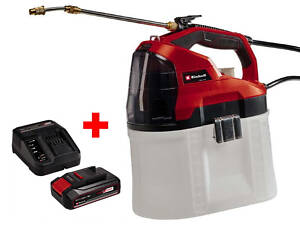 Мощный садовый опрыскиватель аккумуляторный Einhell GE-WS 18/75 Li-Solo: с АКБ 18V 2,5 Ah, давление 3,5 бар, б