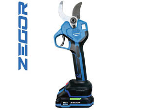 Потужний секатор акумуляторний Zegor ESAX-21BL-50 (1акум.21В 2Аг/зарядний)