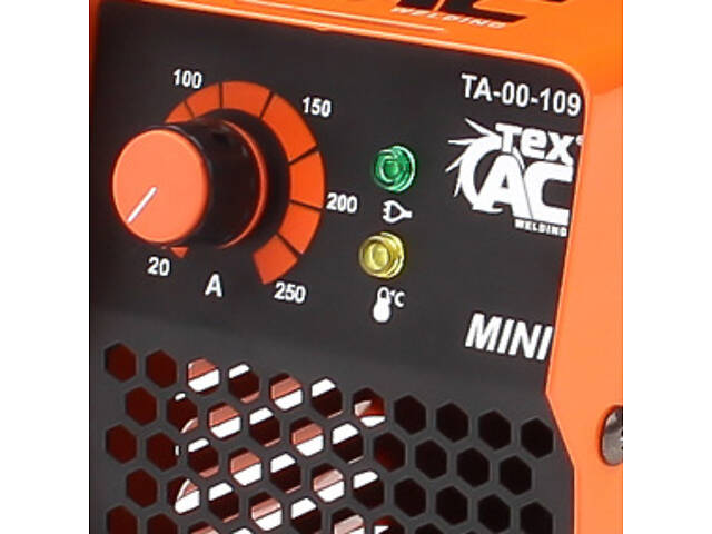 Мощный сварочный аппарат TEX.AC MINI ТА-00-109: 6.4 кВт, 20-250А, 1.6-4 мм электрод - Фото 7