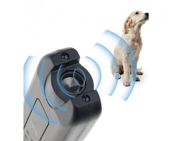 Потужний ультразвуковий відлякувач собак Ultrasonic ZF-851, засіб від собак, пугач для собак - Фото 3