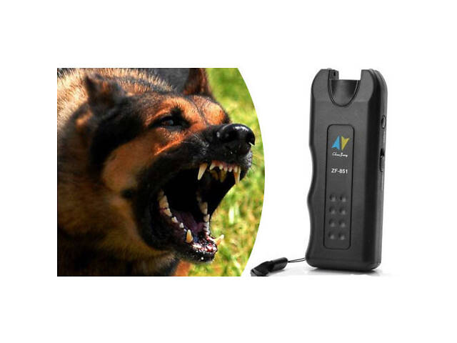 Потужний ультразвуковий відлякувач собак Ultrasonic ZF-851, засіб від собак, пугач для собак - Фото 4