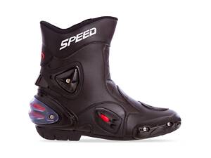 Мотоботи високі M-4556 р-р 44 Чорний PT1363