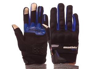 Мотоперчатки MADBIKE BC-4643 L Чорний-Синій