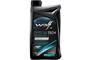 Моторне масло WOLF OFFICIALTECH 5W-30 MS-F, 1л Для бензиновых и дизельных, а также с сажевым фильтром