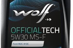 Моторне масло WOLF OFFICIALTECH 5W-30 MS-F, 1л Для бензиновых и дизельных, а также с сажевым фильтром