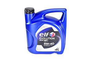 Моторное масло Elf Evolution 900 NF 5W-40 1л Для легковых и легких грузовых автомобилей 4 л