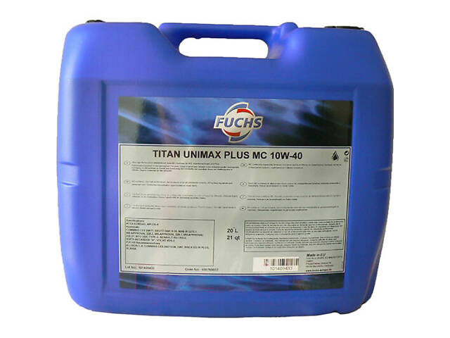 Моторное масло Fuchs Titan Unimax Plus MC SAE 10W-40 20