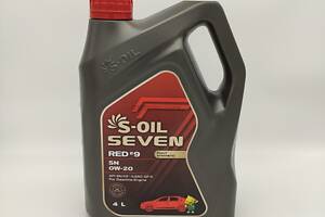 Моторное масло S-OIL SEVEN 0W-20 RED #9 SP синтетическое универсальное