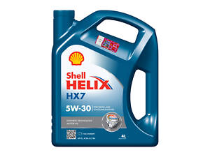 Моторное масло Shell Helix HX7 5W-30, 4 л