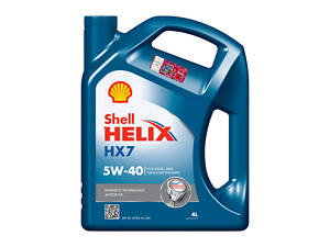 Моторное масло Shell Helix HX7 5W-40, 4 л