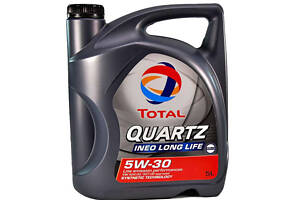 Моторное масло Total Quartz Ineo Long Life 5W30, 1л для автомобилей группы Фольксваген с любыми видами двигат. 5 л