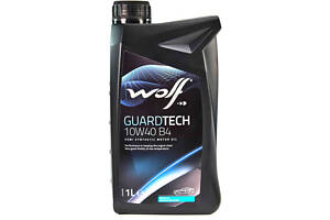 Моторное масло Wolf Guardtech B4 10W-40, 1л Для бензиновых и дизельных 4-тактных двигателей