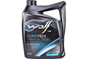 Моторное масло Wolf Guardtech B4 Diesel 10W-40, 1л Только для обслуживания дизельных двигателей 4 л