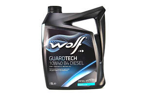 Моторное масло Wolf Guardtech B4 Diesel 10W-40, 1л Только для обслуживания дизельных двигателей 5 л