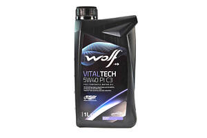 Моторне масло Wolf Vitaltech PI C3 5W-40-1 л