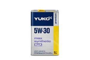 Моторное масло YUKO MAX SYNTHETIC 5W-30, 1л Для бензиновых и дизельных двигателей нового поколения 5