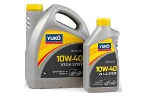 Моторное масло YUKO Vega Synt 10w40 SG/CD, 1л Для бензиновых и дизельных двигателей легковых авто