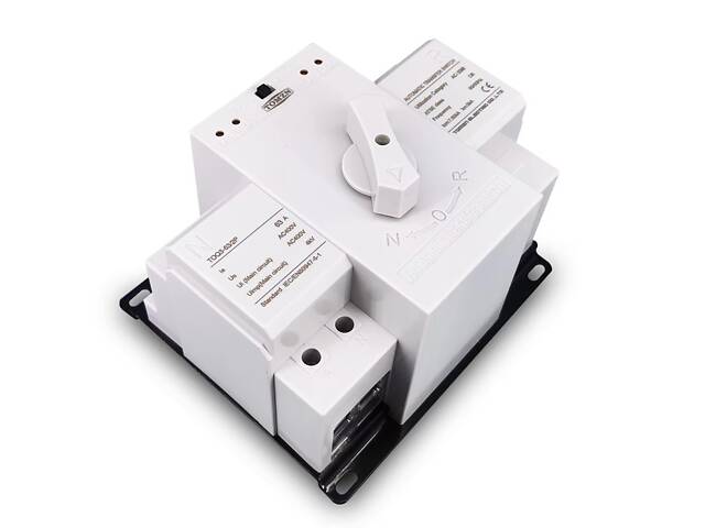 Моторизованный автоматический переключатель ввода резерва TOMZN TOQ3-63/2P, 2 полюса, 63 Ампера - Фото 6