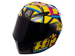 Мотошолом QKE M-9544 XL Різнокольоровий