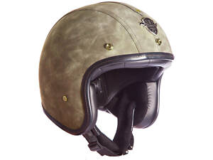 Мотошлем Vintage MS-555-BR L Коричневый