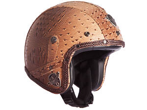 Мотошолом Vintage MS-555K-LBR M Світло-коричневий