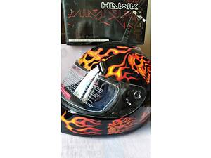 Мотошоломи Hawk, розміри: S, M, L, XL.