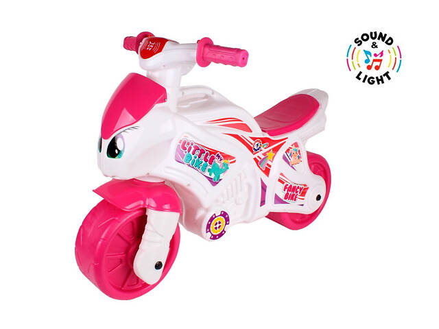 Мотоцикл каталка принцеса Технок 7204 музичний - Фото 3