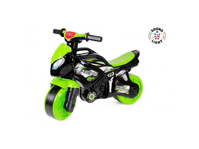 Мотоцикл музичний беговел з ручкою, байк, каталка, ТехноК 5774,Харлей - Фото 1