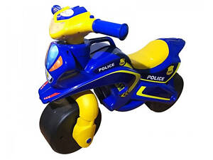 Мотоцикл велобіг Долоні Поліція синій не музичний 0138/570 Doloni